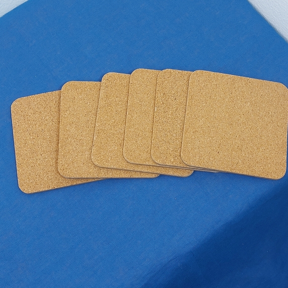 Set of 6 Cork Drink Coasters Whimsical Paris - Picture 6 of 9